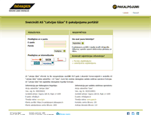 Tablet Screenshot of e-pakalpojumi.dabasgaze.lv